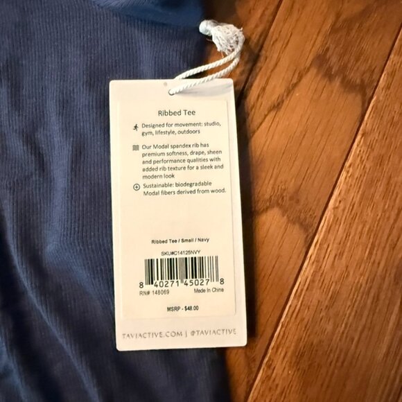 Tavi Ribbed Tee - Picture 2 of 2